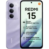 Xiaomi Redmi 15 4G Smartphone 8+256GB 6,9" 7000mAh Lila