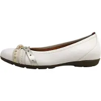 Gabor Damenschuhe Halbschuhe Slipper Ballerina Weiß Festlich