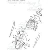 Adly Handschuhfach vorn JET 50 Ablagefach Roller 50ccm 2Takt Motorroller.de Gepäckfach unlackiert Handschuhfachkasten 50ccm-2Takt Scooter Ersatzteil