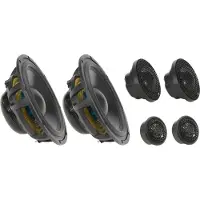 Ground Zero GZUC 165.3SQ-ACT | 165 mm 3-Wege Komponenten-Lautsprechersystem