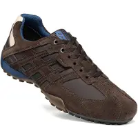 Geox U Snake K Herren Sneaker U4207K 022EK C6222 Wildleder Schuhe Braun , Schuhgröße:47 EU