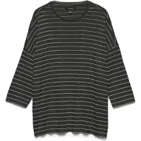 Vero Moda Rundhalspullover "VMBRIANNA 3/4 PULLOVER BOO REP"