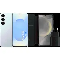 Samsung Galaxy S25 128GB Hellblau 5G + Zubehörset