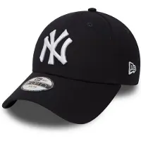 New Era Kappe League Essential 9FORTY New York Yankees Kinder Dark Navy / White