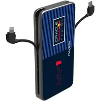 Mophie Powerstation Plus 10k MV1, 10000 mAh, Power Delivery, Dunkelblau, Cyan