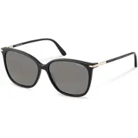 Rodenstock 3340 Damen-Sonnenbrille Vollrand Butterfly Kunststoff-Gestell, schwarz