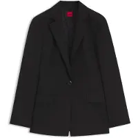 HUGO Regular-Fit Ein-Knopf-Blazer aus Stretch-Flanell Grösse 42