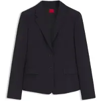 HUGO Regular-Fit Blazer aus elastischem Gewebe Grösse 42