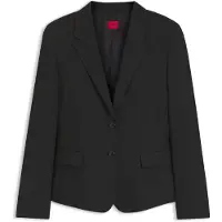 HUGO Regular-Fit Blazer aus elastischem Gewebe Grösse 36