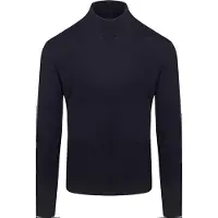 Suitable Merino Rollkragenpullover Dunkelblau