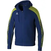 Erima Evo Star Trainingsjacke Mit Kapuze Kinder - Marine / Lime