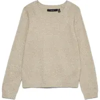 Vero Moda Rundhalspullover "VMDOFFYSHINE LS O-NECK BLOUSE REP NOOS"
