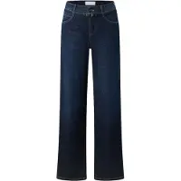ANGELS Relax-fit-Jeans "LIZ CITY" weite Passform, mit integriertem Gürtel, aus Baumwollmischung