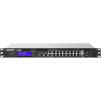 Qnap QGD-1602P, Managed, L2, Gigabit Ethernet (10/100/1000), Power over Ethernet (PoE), Rack-Einbau, 1U