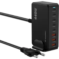Super Merchant Stacja ładująca WSL-440 GaN QC3 - 185W - czarna