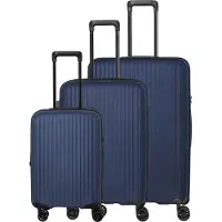 Travelite Skymate - 4-Rollen-Trolley Set 3tlg. erw. (navy)
