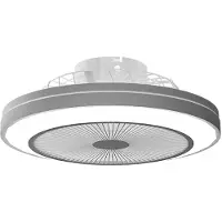 Ardes Deckenventilator mit Licht AR5PL50 Weiß 480x480x175mm 3200lm Kalt-/Warmweiß