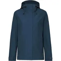 Vaude Regenjacke "WOMENS STRATHCONA JACKET" mit Kapuze mit Kapuze mit Kordelzug, wasserdicht, winddicht, atmungsaktiv