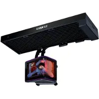 Lian Li HydroShift II OLED Curved 360 Fanless AiO-Wasserkühlung, 360 mm, OLED-Display - schwarz