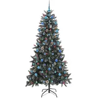 vidaXL Freya (mit LEDs und blauen Kugeln)