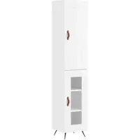 Helloshop26 - Buffet Sideboard Kommode Schrank Aufbewahrungseinheit Organizer Küche Wohnzimmer Hochglanz 34,5 x 34 x 180 cm 02_0032930