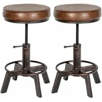 CLP 2er Set Hocker Destin bronze