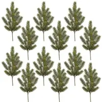 Creativ Green künstliche Pflanze Tannenzweig, 51cm, 12er Set