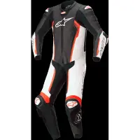 Alpinestars Missile V2 Schwarz Weiß Rot Fluo 1-Teiler Kombi Größe 48