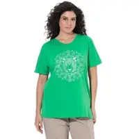 Ulla Popken Shirt in grasgrün | Gr.: 46-48