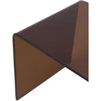 Vente-unique Nachttisch Suzana Transparent Braun 50 cm