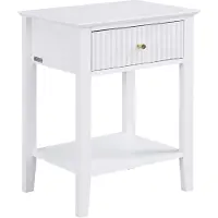 Vente-unique Nachttisch Niriva Weiß 48 cm