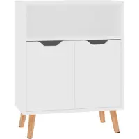 vidaXL Sideboard Weiß 60x30x72 cm Holzwerkstoff