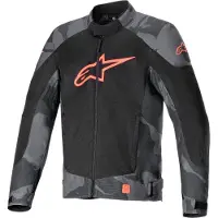 Alpinestars T-SP X Superair Jacke Gray Camo Red Fluo