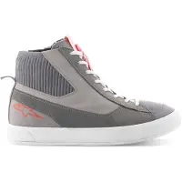 Alpinestars Stated Schuhe Light Gray Red Fluo White