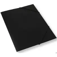 Penword A4-Mappe mit Gummiband, schwarz –