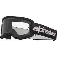 Alpinestars Vision 3 Wordmark Schutzbrille Black Clear, Größe: One Size