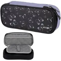 Strigo Rechteckige Federtasche Schmetterlinge SSC259