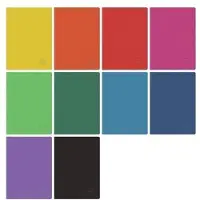 Herlitz Notizbuch A5/60 Seiten, glatt, Rainbow (5 Stück) –
