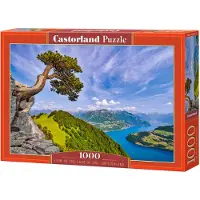 Castorland Puzzle Pohled na jezero Uri, &Scaron výcarsko 1000 dílků