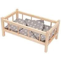 Baczek Babybett mit Bettwäsche –