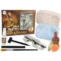 Leantoys 13006 Archäologie-Set 2-in-1 – verschiedene Kristalle und Schätze