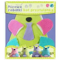 Stnux ToysInn Kot przytulanka z krawatem Stefan - filcowe robótki