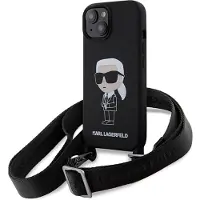Karl Lagerfeld Klhcp15sscbsknk Iphone 151413 6.1 Crossbody Silicone Ikonik Handyhülle