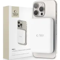 Tech-Protect PB11, 10000 mAh, Kabelloses Aufladen, 15 W, Weiß