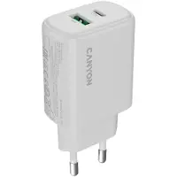 Canyon Adapter charger OnCharge 250 25W 1xPD 1xQC EU White