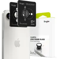 Ringke - Camera Lens Frame Glass (2 pack) - iPhone 16e - Black