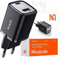 Mcdodo , Usb/Usb-C-Ladegerät, Nano, Meter, Gan 33W Pd