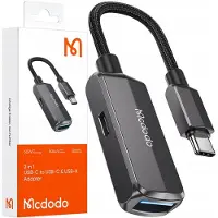 Mcdodo CA-2830 OTG 2in1 Konverter USB-C auf USB-C + USB-A