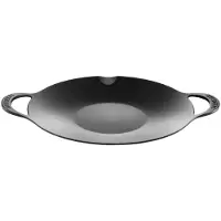 Buydeem Aluminium Antihaft-Grillpfanne 36 cm, Modell CP102, Farbe schwarz