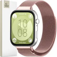 Tech-Protect MilaneseBand strap for Huawei Watch Fit 3 - pink